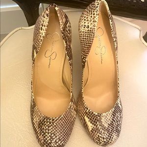 Jessica Simpson Snakeskin Heels
